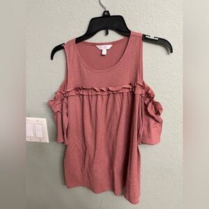 Cold shoulder LC Lauren Conrad top